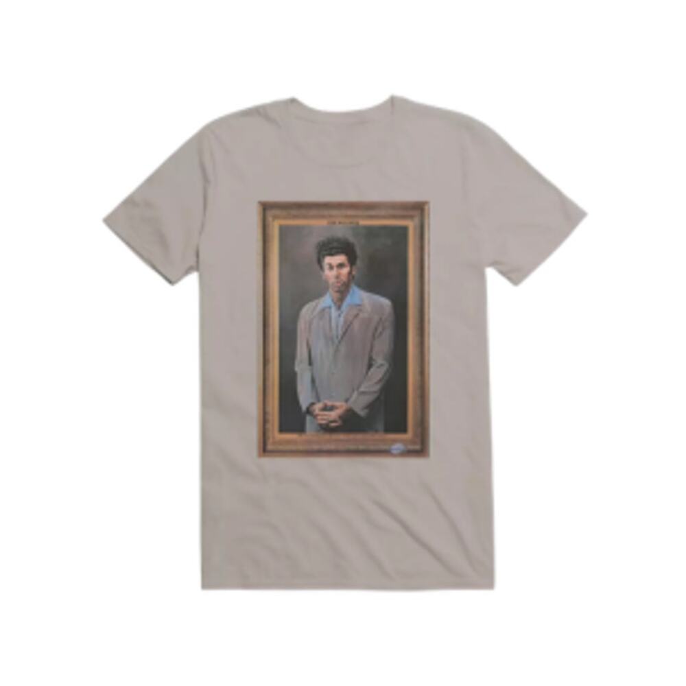 Seinfeld “The Kramer” Framed Portrait Graphic T‑Shirt Tan Men’s Small